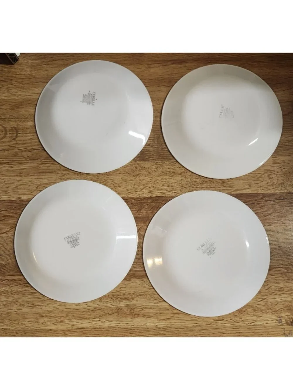 4- Mismatched Corelle Bread, Cake, Side, Plates 6.75